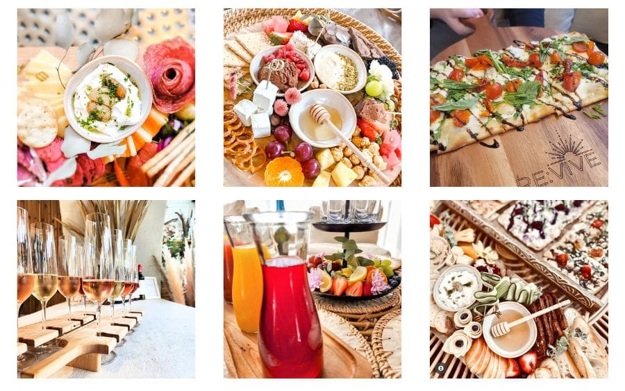 Revive Boutique Bistro food menu